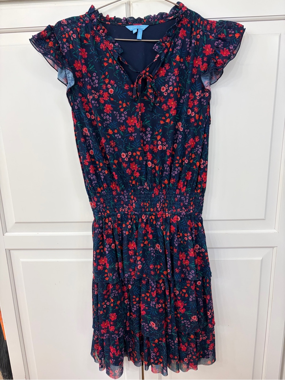 Women’s Draper James blue and red Alana dress size medium